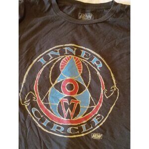 AEW Inner Circle T-Shirt XL Chris Jericho Wrestling Hagar Ortiz 23x28